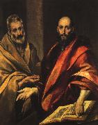 El Greco Apostles Peter and Paul oil